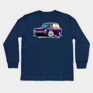 Hillman Imp Purple Kids Long Sleeve T-Shirt